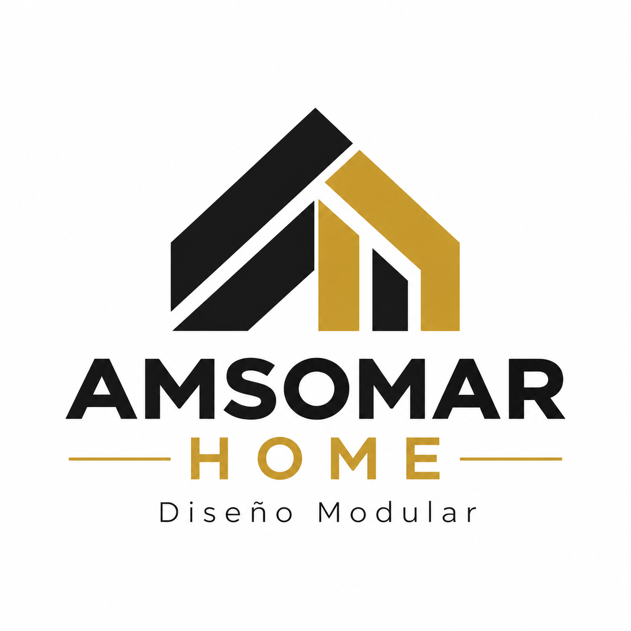 Logotipo original de AMSOMAR Home, Diseño Modular