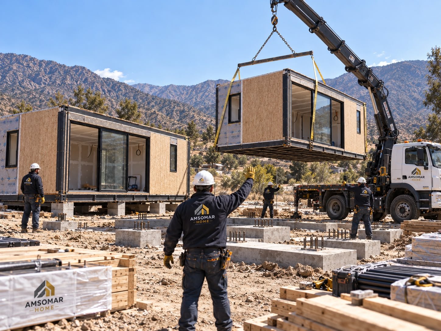 La arquitectura llega al terreno.